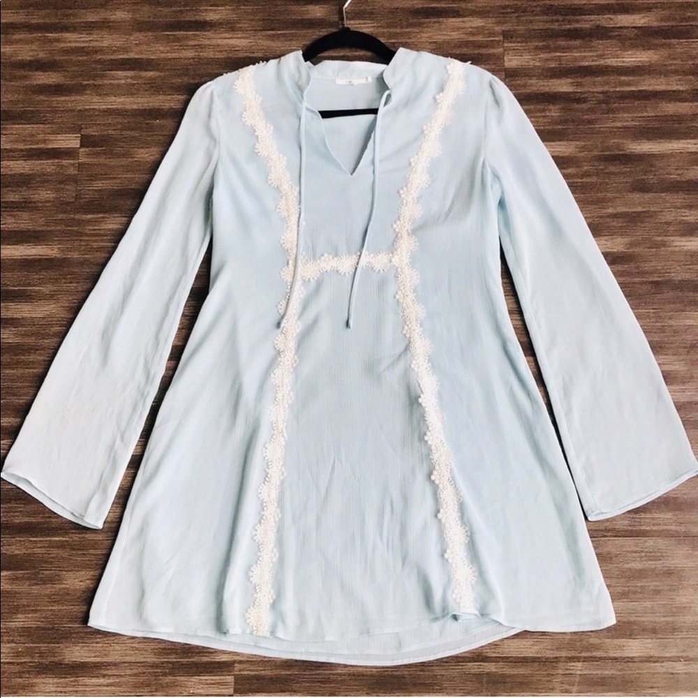 Tularosa Crochet Trim Dress